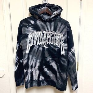 Civil Regime Hoodie NWOT Men’s Med. Tie Dye Wash Barbed Wire Grunge Streetwear